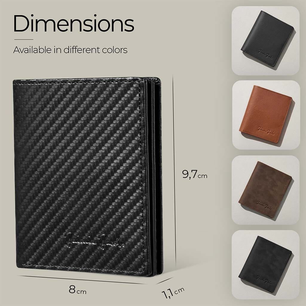 Jaimie Jacobs Geldbeutel Portemonnaie Slimstar AirTag-Edition slim wallet with large coin pocket Slimstar AirTag Edition slim wallet with big coin pocket