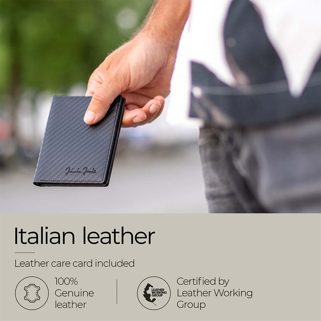 Jaimie Jacobs Geldbeutel Portemonnaie Slimstar AirTag-Edition slim wallet with large coin pocket Slimstar AirTag Edition slim wallet with big coin pocket