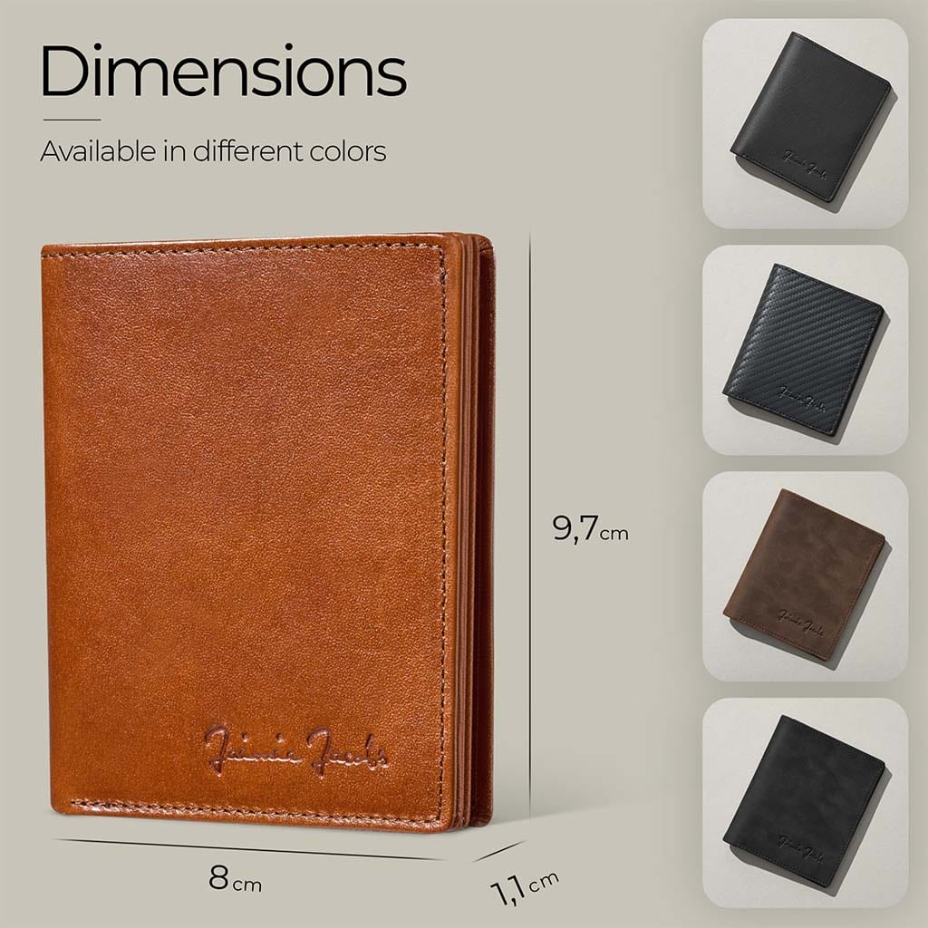 Jaimie Jacobs Geldbeutel Portemonnaie Slimstar AirTag-Edition slim wallet with large coin pocket Slimstar AirTag Edition slim wallet with big coin pocket