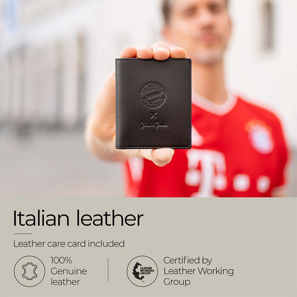 Jaimie Jacobs Geldbeutel Portemonnaie Black Slimstar FC Bayern München Edition with large coin pocket Slimstar FC Bayern München Edition super slim wallet
