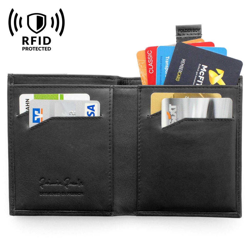 Jaimie Jacobs Geldbeutel Portemonnaie Folder Boy AirTag-Edition Folder Boy Apple AirTag-Edition Wallet With Coin Pocket
