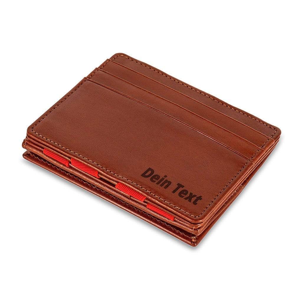 Jaimie Jacobs Geldbeutel Portemonnaie Flap Boy - Magic Wallet with Coin Pocket Flap Boy Magic Wallet with Coin Pocket Genuine Leather