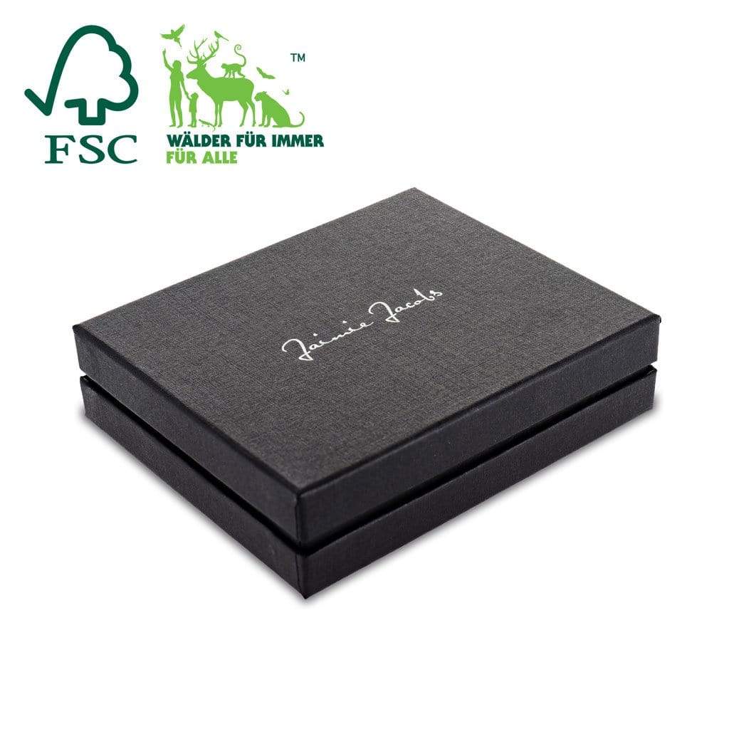 Jaimie Jacobs Geldbeutel Portemonnaie Flap Boy - Magic Wallet with Coin Pocket Flap Boy Magic Wallet with Coin Pocket Genuine Leather