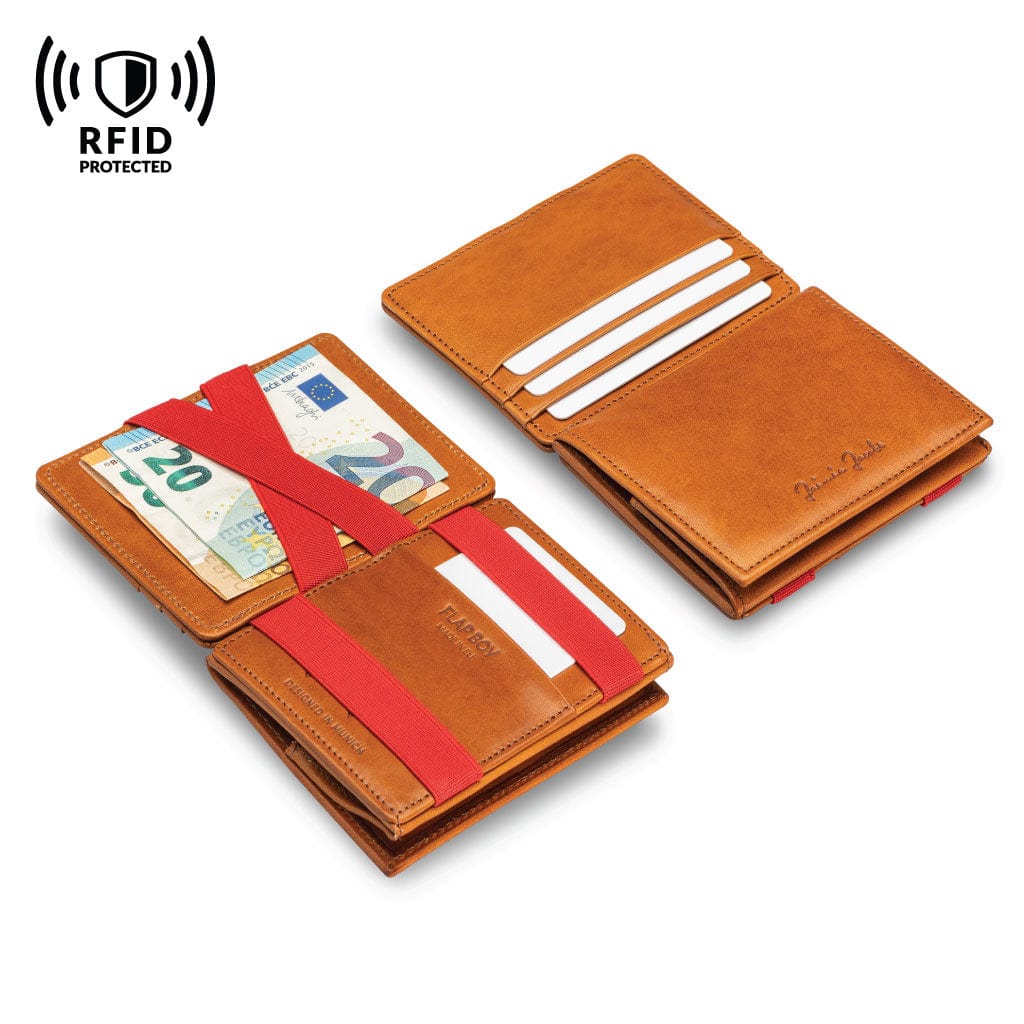 Jaimie Jacobs Geldbeutel Portemonnaie Flap Boy - Magic Wallet with Coin Pocket - Limited Edition Flap Boy Magic Wallet with Coin Pocket Limited Edition 