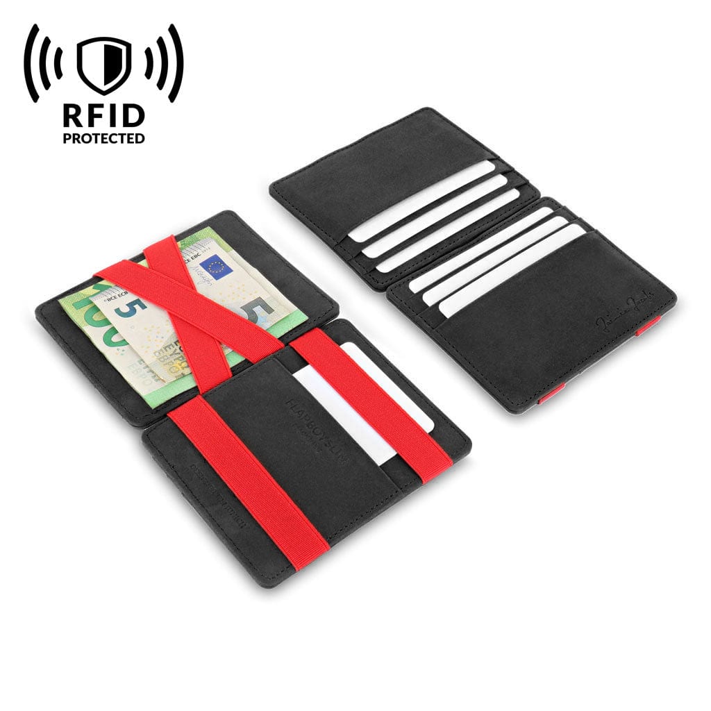 Jaimie Jacobs Geldbeutel Portemonnaie Flap Boy Slim - Magic Wallet without Coin Pocket - Limited Edition Flap Boy Slim Limited Edition Magic Wallet without coin pocket 
