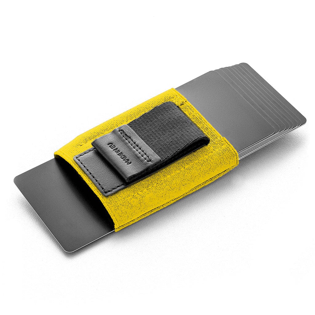 Jaimie Jacobs Geldbeutel Karten Portemonnaie Black Yellow Nano Boy Borussia Dortmund Edition - slim wallet with small elastic coin pocket Nano Boy Borussia Dortmund slim wallet