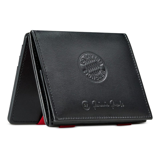 Jaimie Jacobs Geldbeutel Portemonnaie Black with Red Flap Boy FC Bayern München Edition - Magic Wallet with Coin Pocket Flap Boy FC Bayern Munich Edition with coin pocket