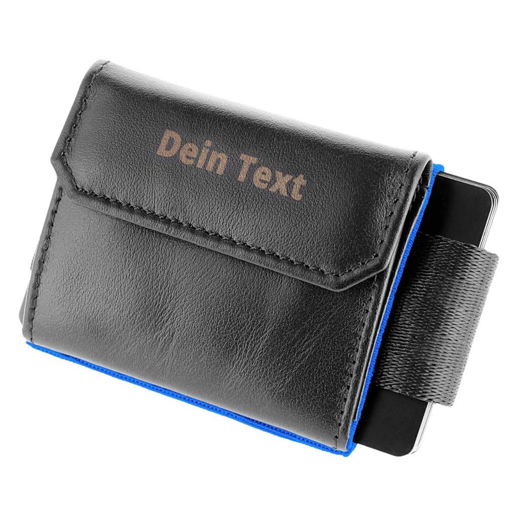 Jaimie Jacobs Geldbeutel Karten Portemonnaie Blue Nano Boy Pocket Hertha BSC Edition - slim wallet with leather coin pocket Nano Boy Pocket Hertha BSC slim wallet