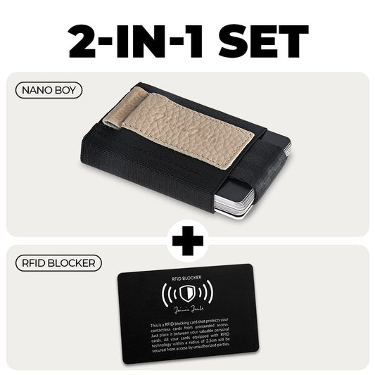 Jaimie Jacobs Geldbeutel Nano Boy ladies wallet + RFID protection card bundle Nano Boy ladies wallet + RFID protection card bundle
