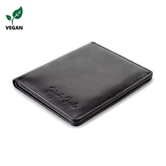 Jaimie Jacobs Geldbeutel Portemonnaie Black Slimstar vegan - slim wallet with small coin pocket Slimstar slim wallet without coin pocket