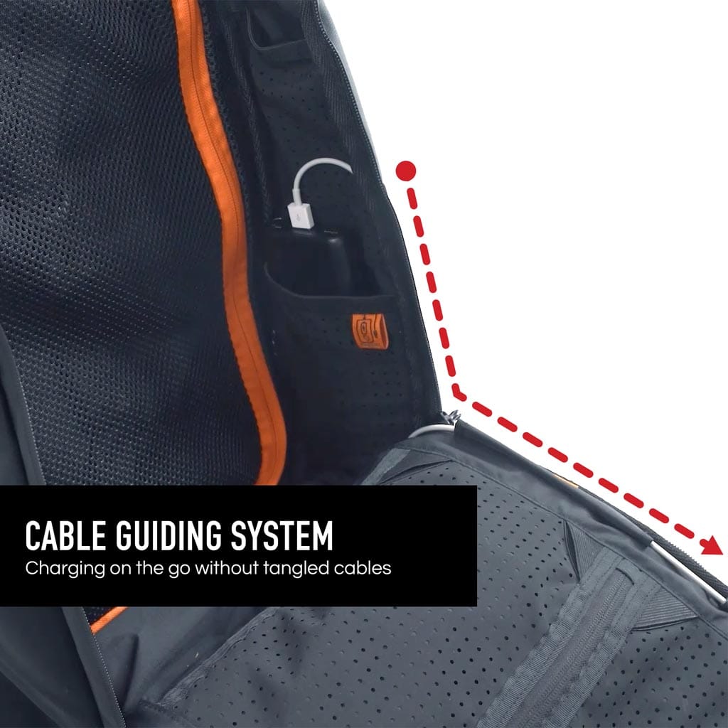 Jaimie Jacobs Rucksack Backpack – optional with laptop compartment (Tech-Sleeve) Smart Backpack with notebook compartment