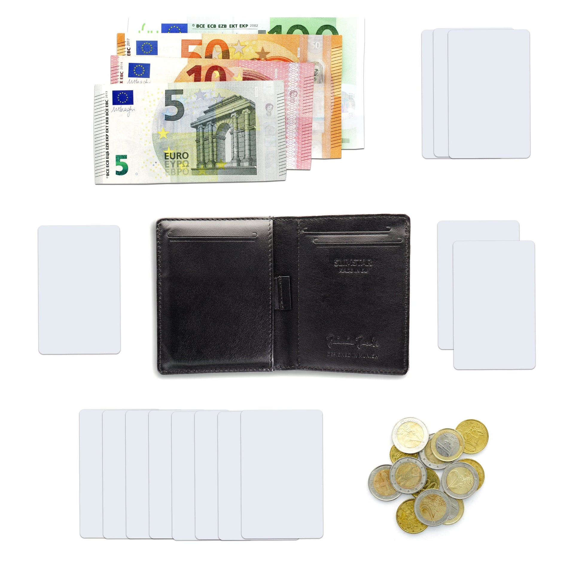 Jaimie Jacobs Geldbeutel Portemonnaie Black Slimstar FC Bayern München Edition with large coin pocket Slimstar FC Bayern München Edition super slim wallet 