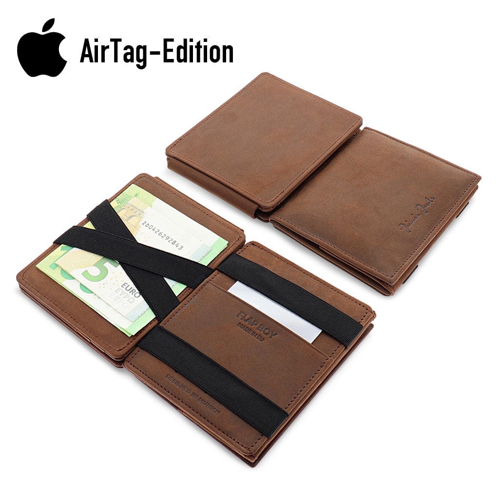 Jaimie Jacobs Geldbeutel Portemonnaie Flap Boy XL AirTag-Edition - Magic Wallet with Coin Pocket Flap Boy XL AirTag-Edition - Magic Wallet with Coin Pocket 