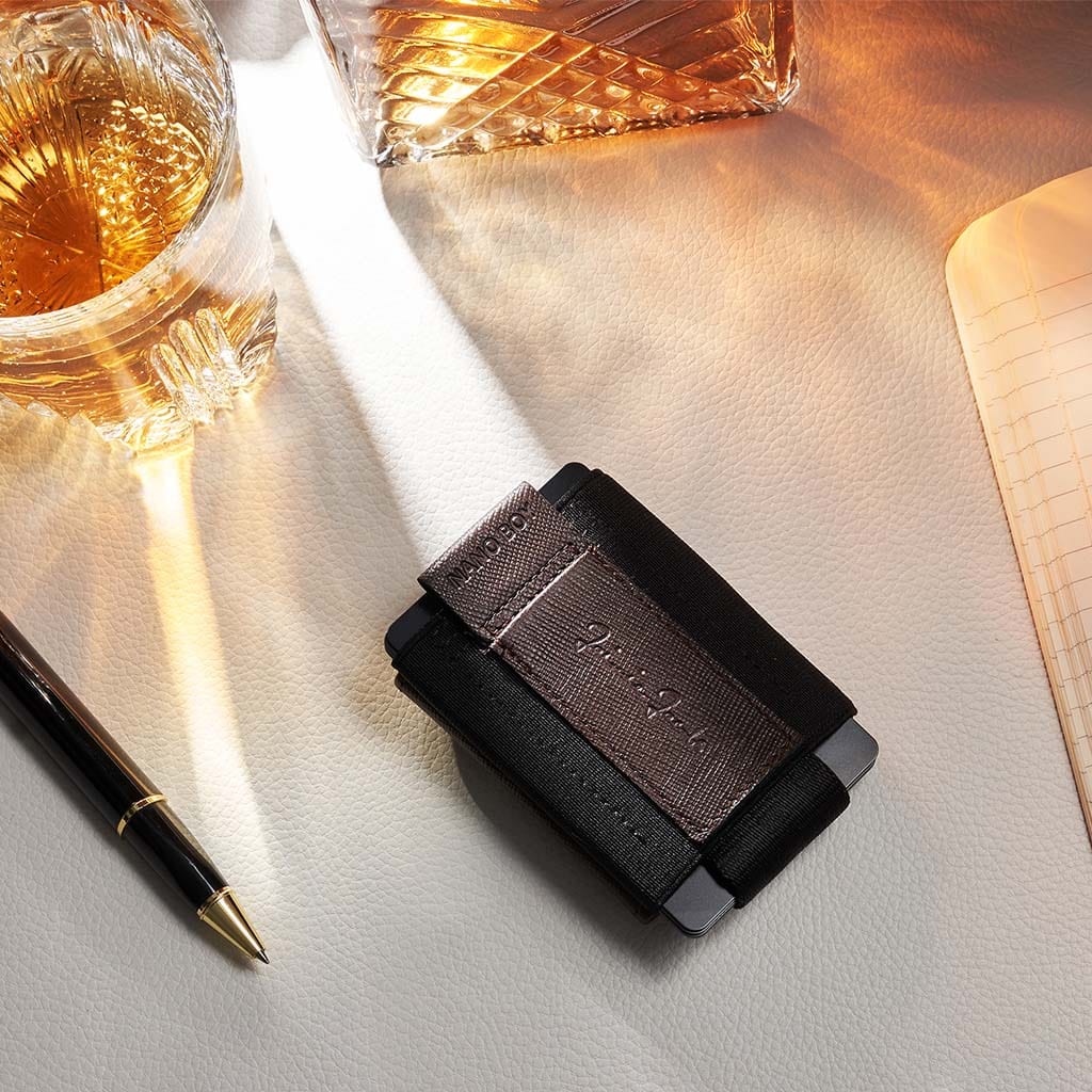 Jaimie Jacobs Geldbeutel Karten Portemonnaie Nano Boy with small elastic coin pocket - Limited Edition Nano Boy mini wallet - Limited Edition