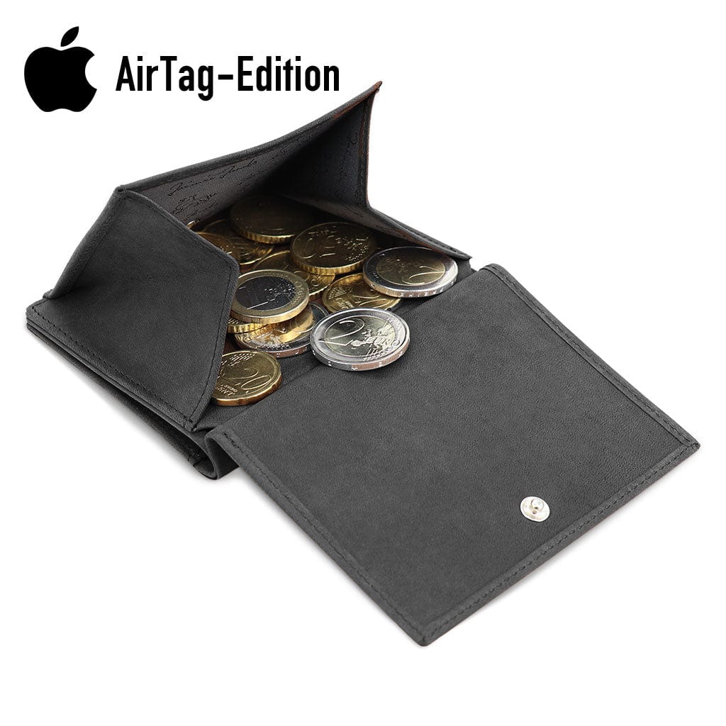 Jaimie Jacobs Geldbeutel Portemonnaie Slimstar AirTag-Edition slim wallet with large coin pocket Slimstar AirTag Edition slim wallet with big coin pocket