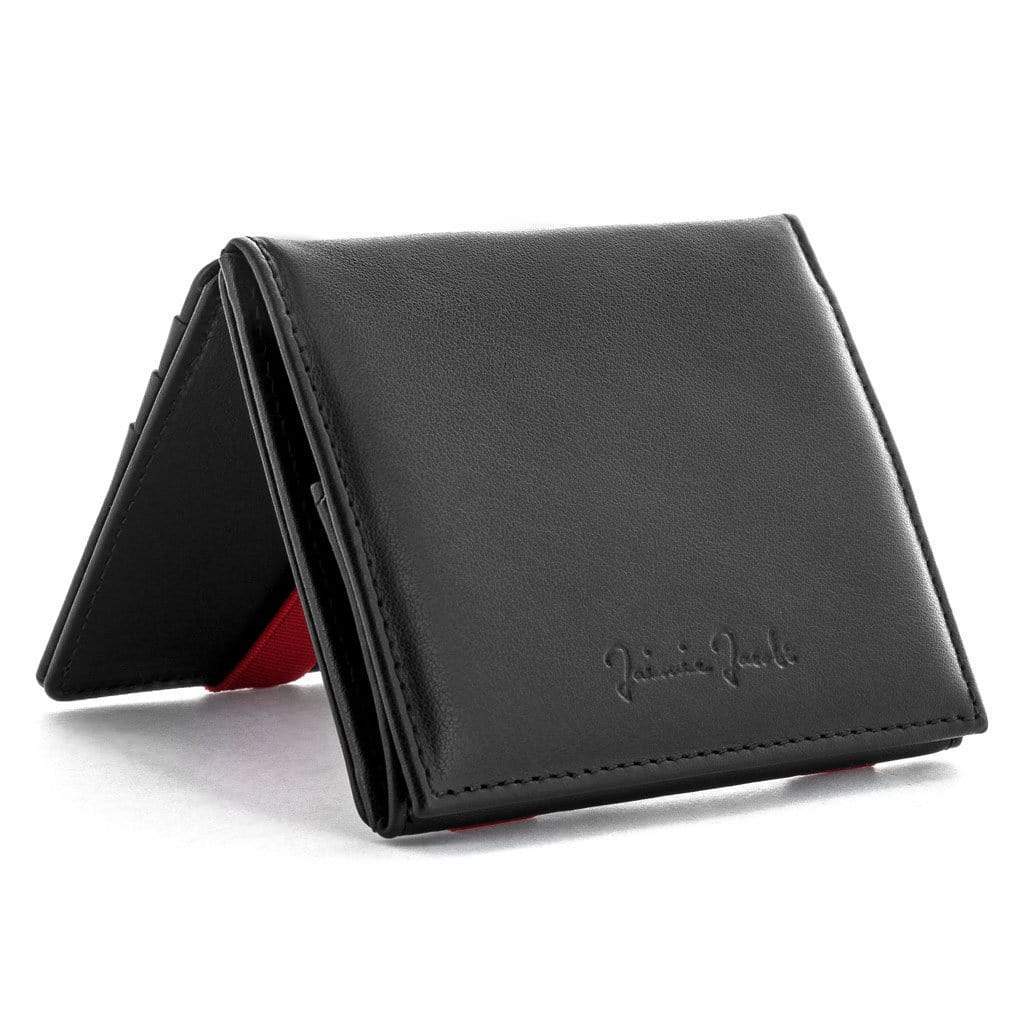 Jaimie Jacobs Geldbeutel Black with Red Flap Boy - Magic Wallet with Coin Pocket jamy jamie jami jakobs