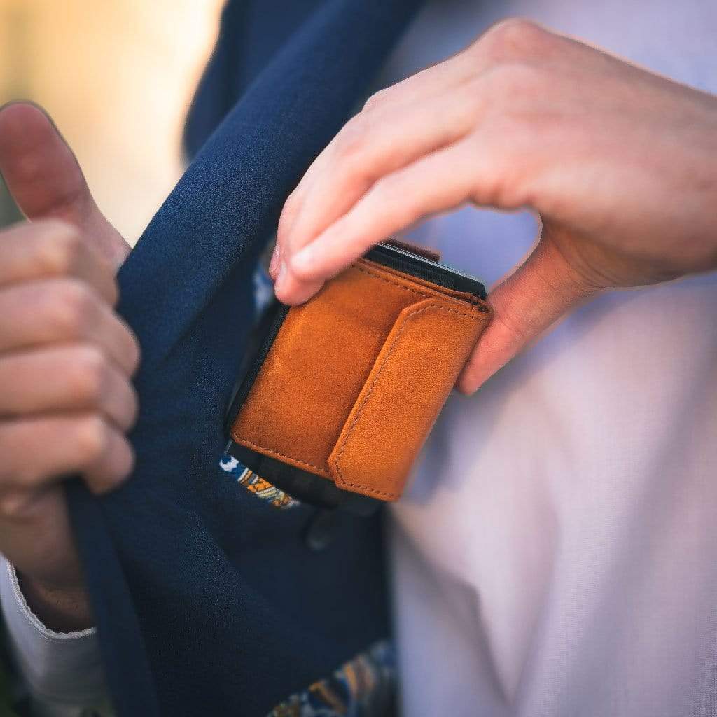Jaimie Jacobs Geldbeutel Nano Boy Pocket with leather coin pocket jamy jamie jami jakobs
